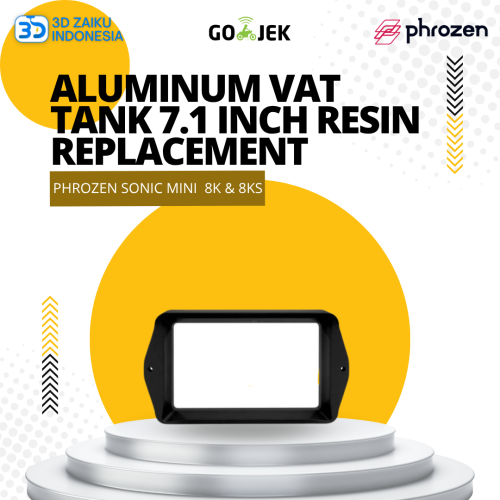 Original Phrozen Sonic Mini 8K and Sonic Mini 8KS Aluminum VAT Tank 7.1 Inch Resin Replacement Original Phrozen Sonic Mini 8K and Sonic Mini 8KS Aluminum VAT Tank 7.1 Inch Resin Replacement
